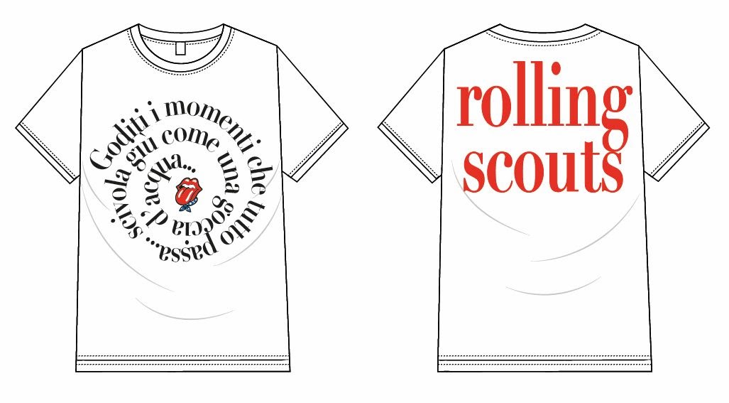 T-shirt bianca "Come una goccia d'acqua"